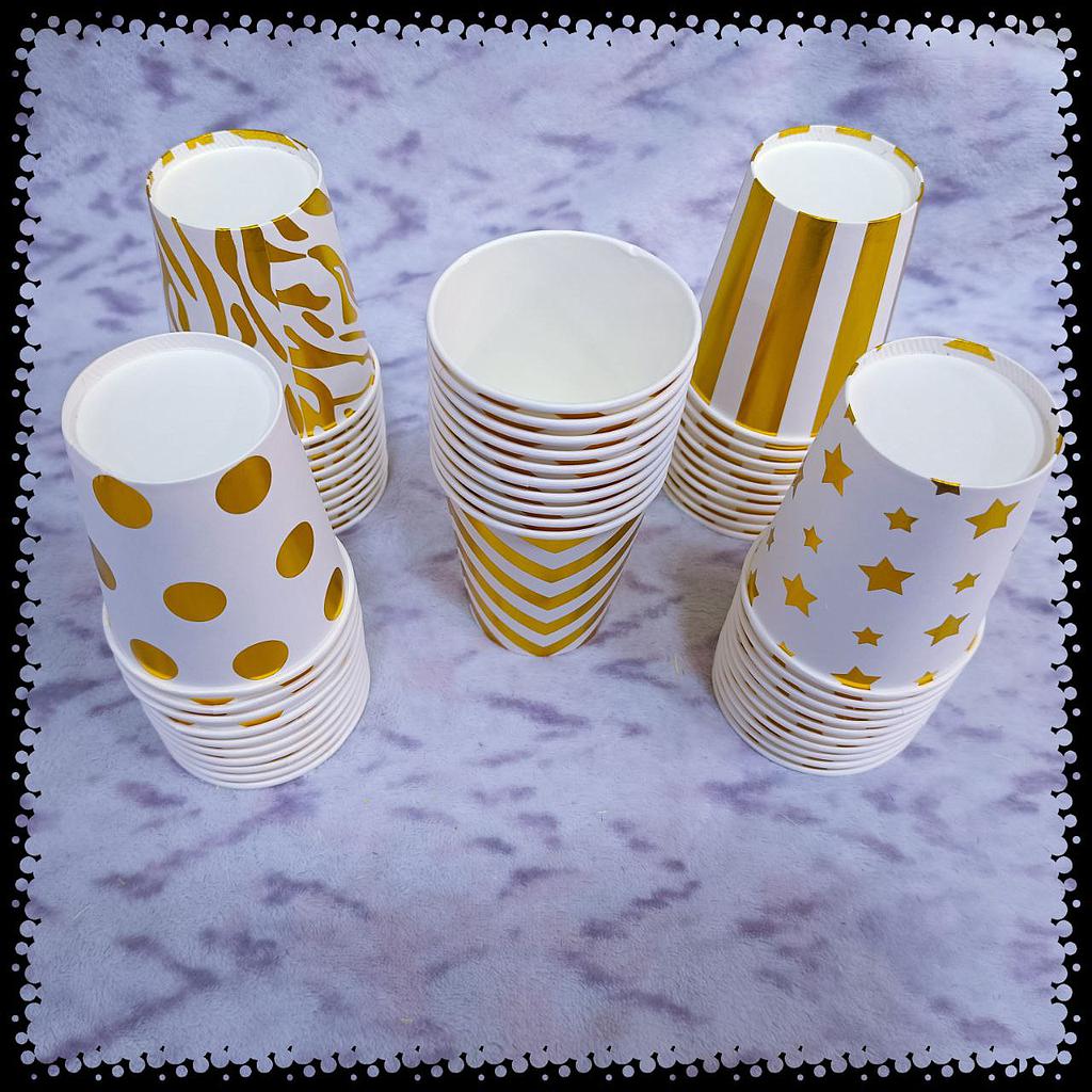 Vaso #7 Con Diseño X 10 Und