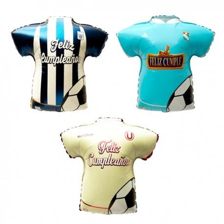 Globo Metalico Camisetas #24 x50 Unds 