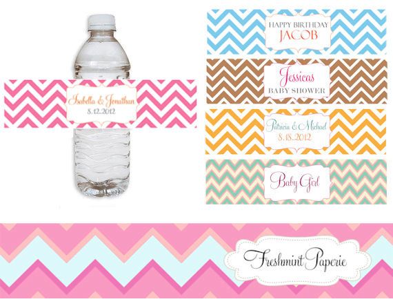 STIKER PERSONALIZADO BOTELLAS  X 50 und