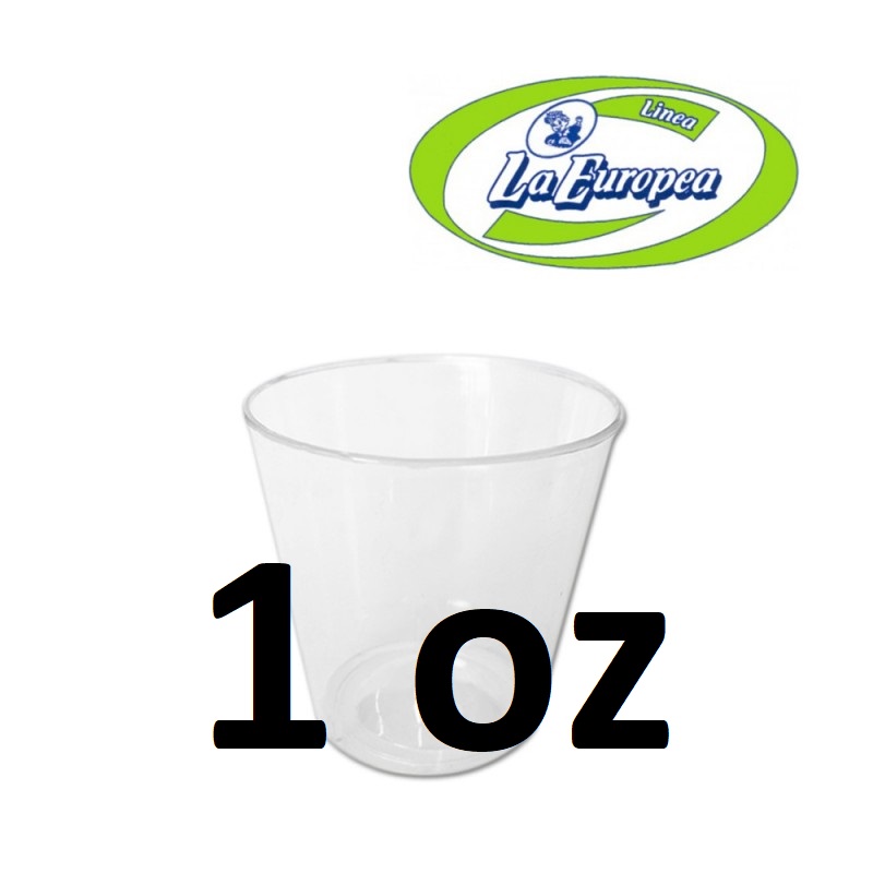 VASOS ACRILICOS  # 1 oz X 25 und