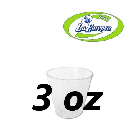 VASOS ACRILICOS  # 3 oz X 25 und  