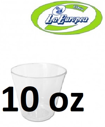 VASOS ACRILICOS  # 10 oz X 25 und    